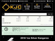 Tablet Screenshot of kjc-gold-silver-bullion.com.au